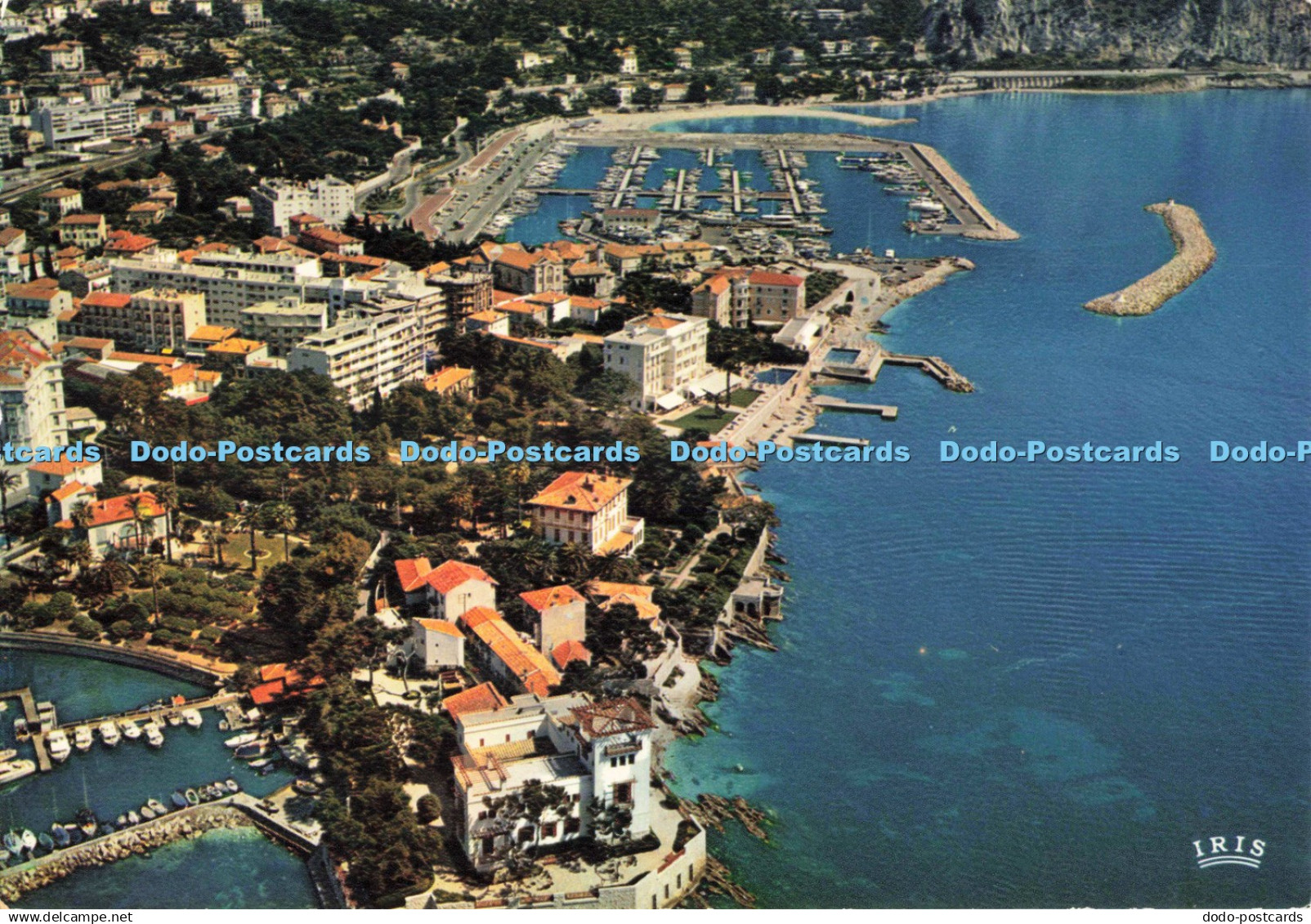 D249907 Beaulieu sur Mer Vue Aerienne Mar Iris Mexichrome