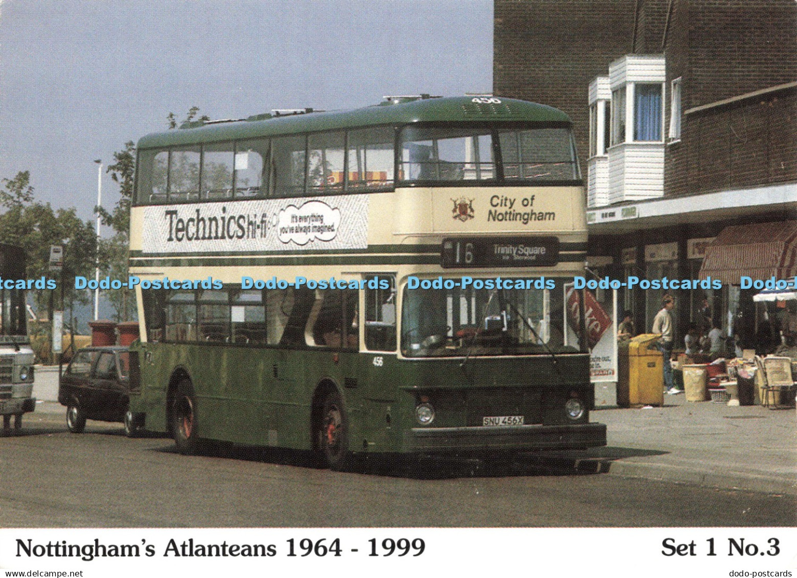 D250334 Nottingham Atlanteans 1964 Set 1 No 3 Nottingham City Transport