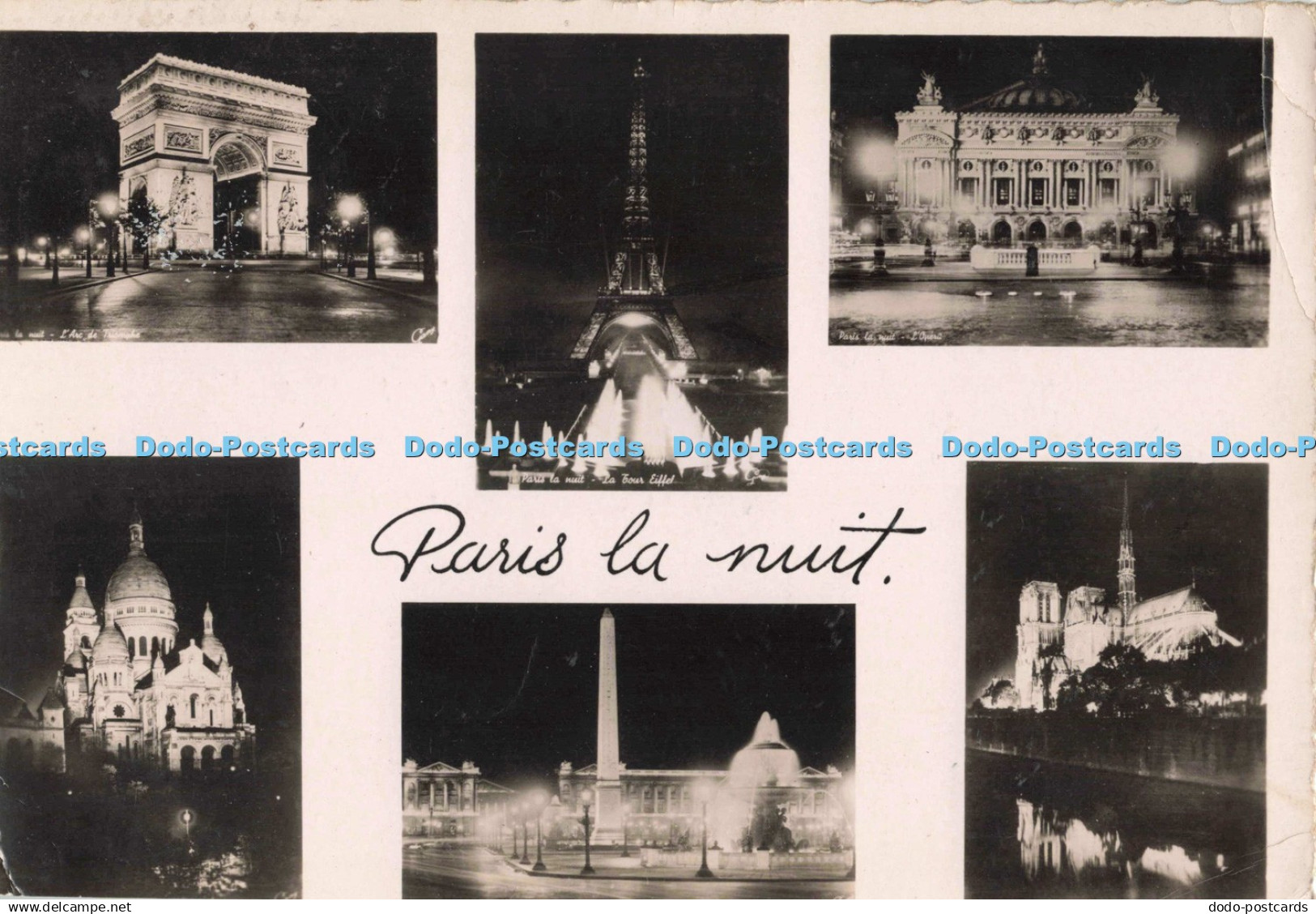 D252964 Paris la Nuit Gany 1954 Multi View