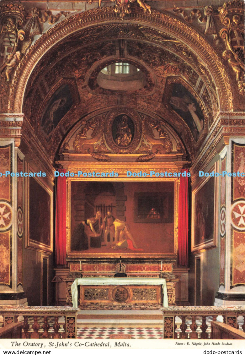 D254763 Malta The Oratory St John Co Cathedral John Hinde Cathedral Library E Na
