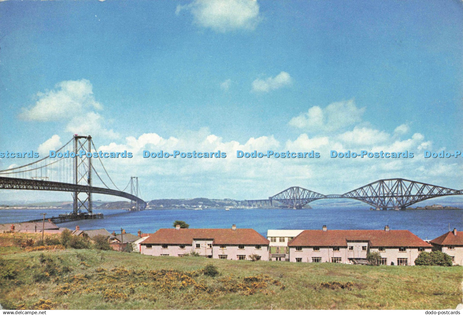 D255147 West Lothian The Forth Bridges From South Queensferry J Arthur Dixon
