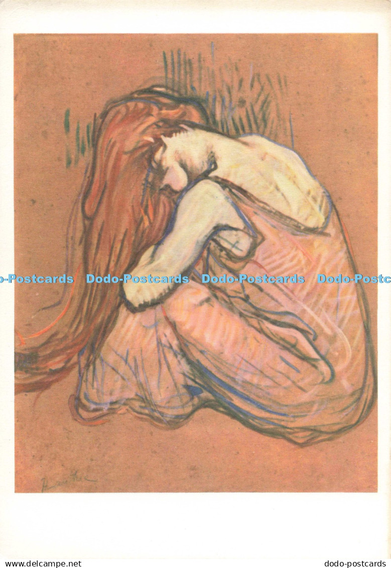 D258792 Collection Particuliere Woman Combing Her Hair Toulouse Lautrec Artext P