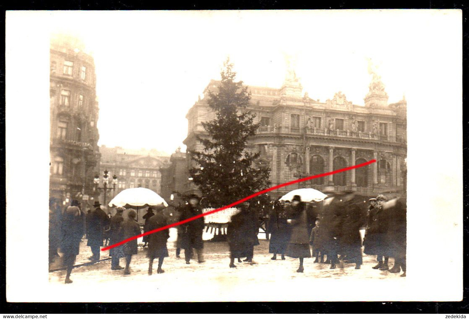 D2590 - Prag Praha - Divadlo na Vinohradech - Theater Opernhaus - Vanocstro Nochadsky