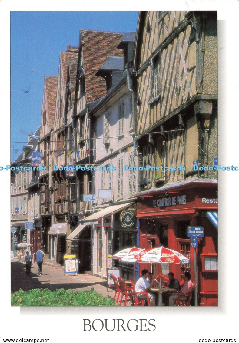 D259019 Bourges Cher Vieilles Maisons Rue Mirebeau M G 1999