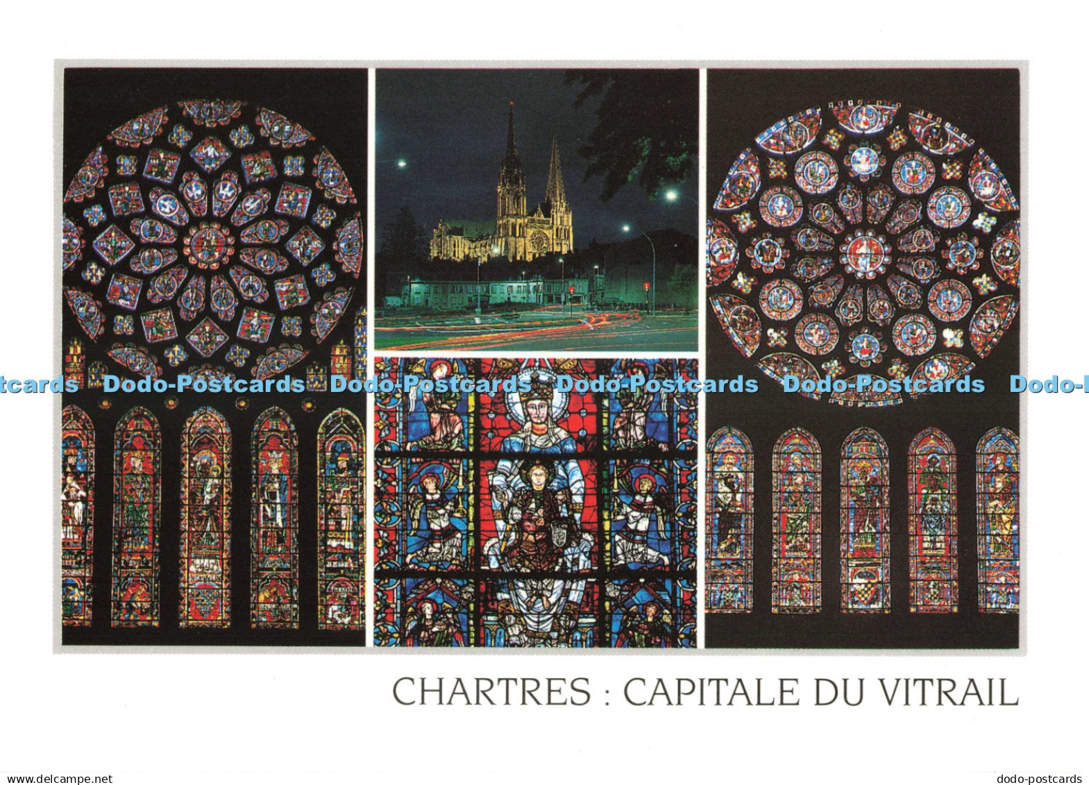 D261949 Chartres Capitale Du Vitrail Comber Macon Collection Houvet Chartres Mul