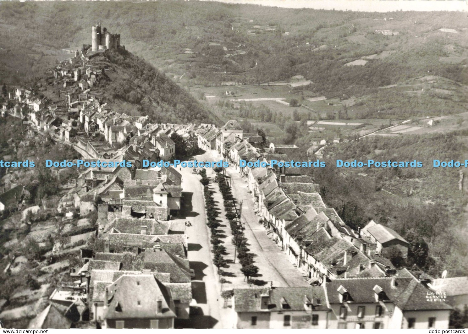 D262247 Najac Aveyron Vue Generale Lapie RP