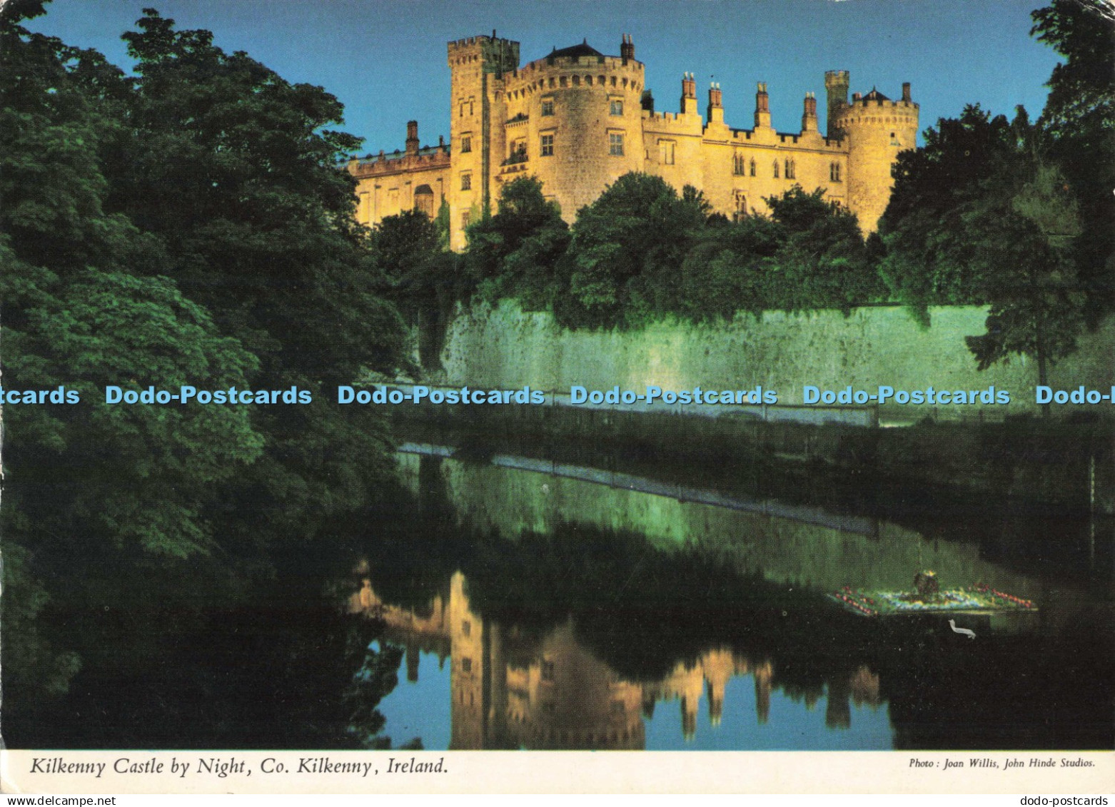 D262266 Ireland Kilkenny Castle by Night Co Kilkenny John Hinde Joan Willis 1983