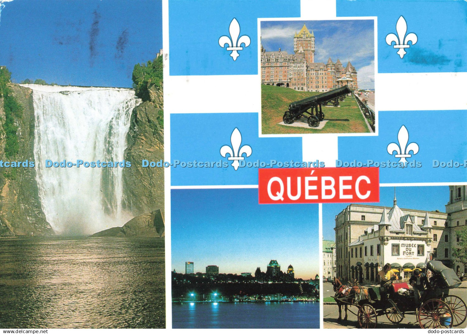 D267220 Quebec The Montmorency Falls The Capital by Night J C Ricard Inc Multi V
