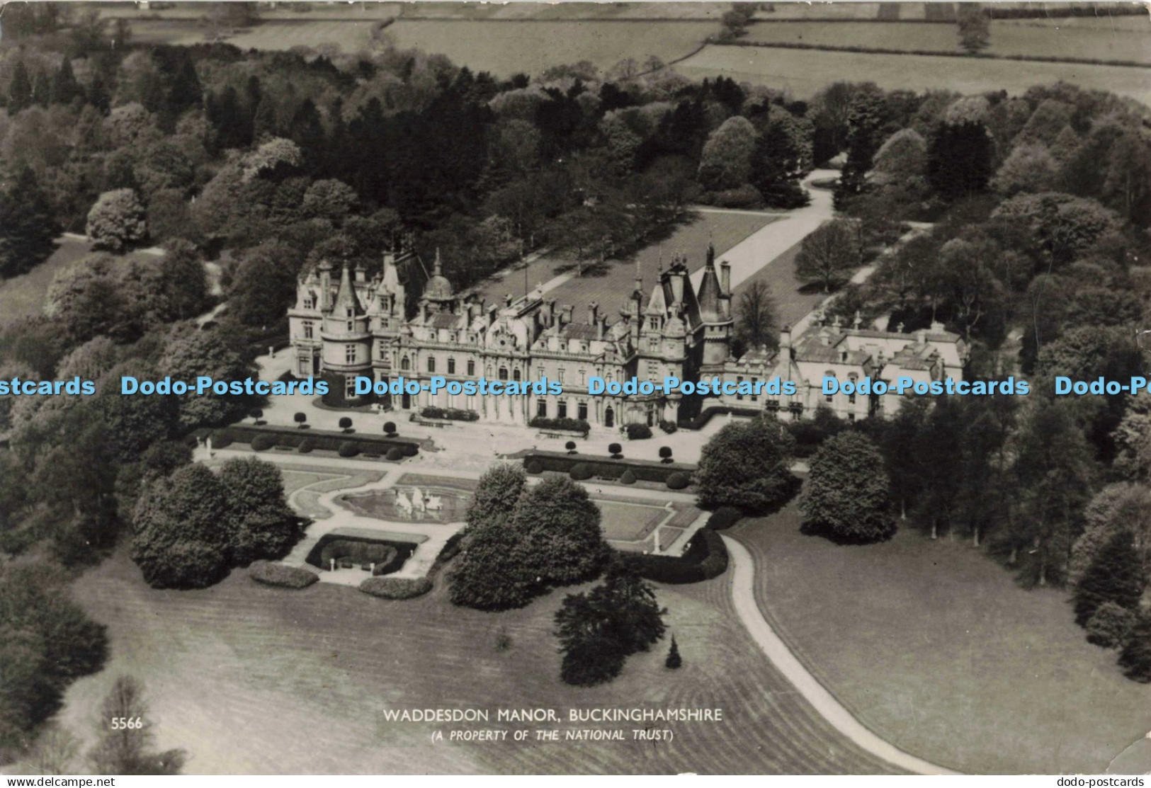 D267521 Buckinghamshire Waddesdon Manor Aero Pictorial Air