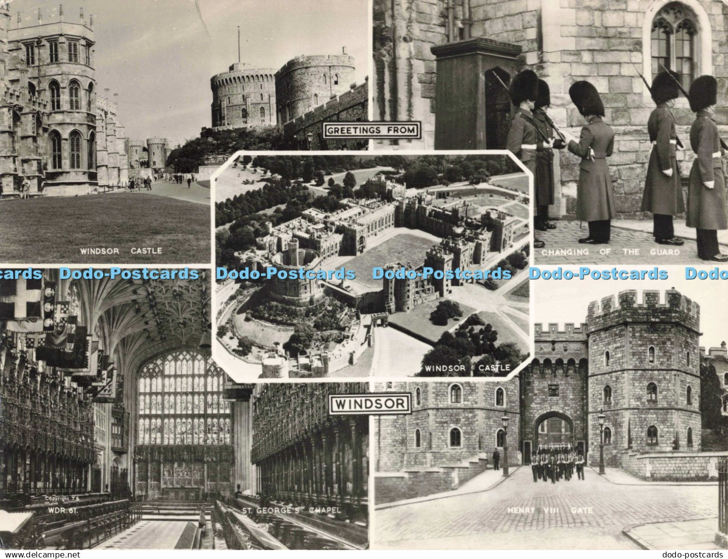 D267552 Greetings From Windsor Windsor Castle Frith Series Multi View
