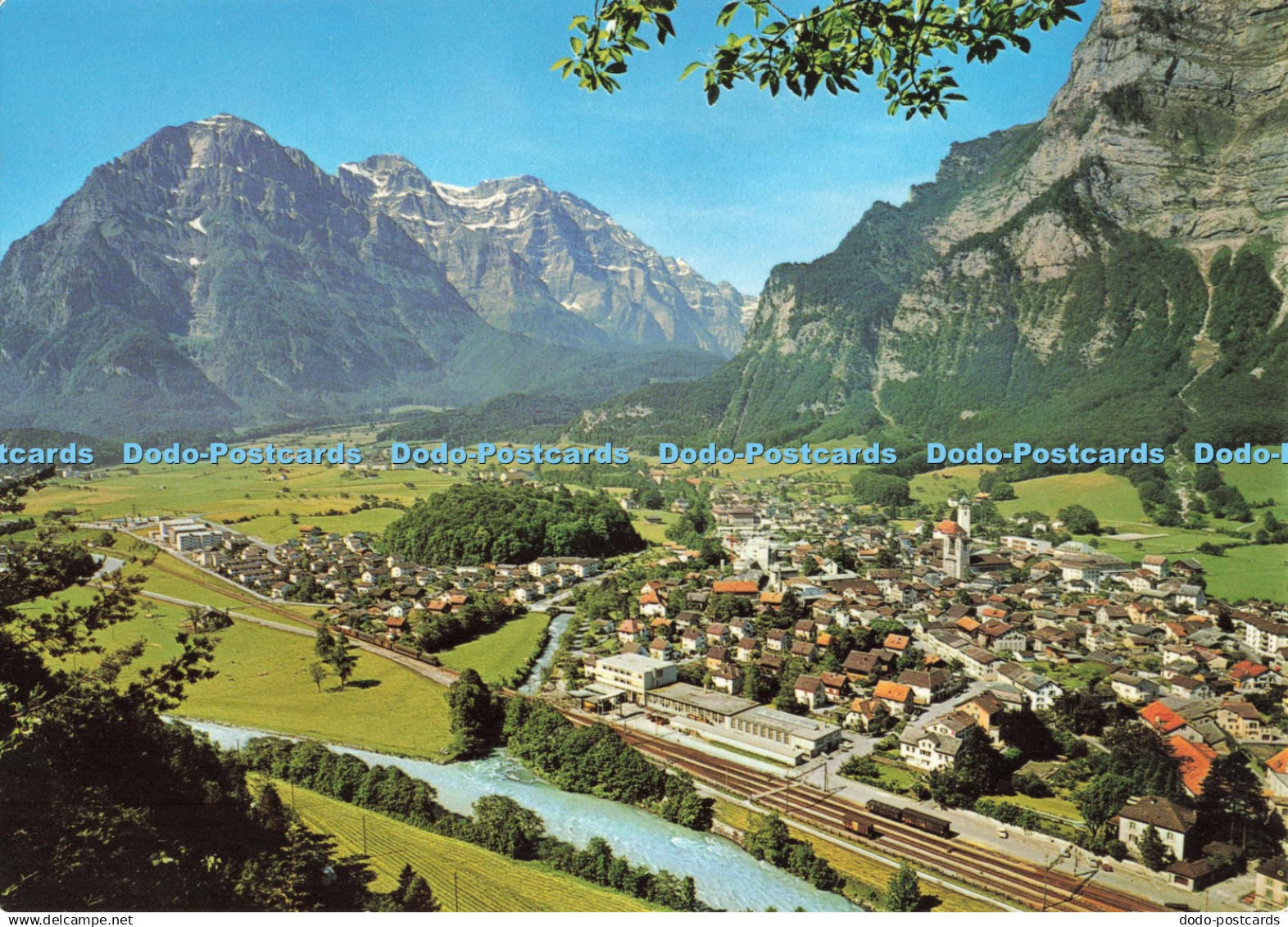 D267883 Netstal GL Blick Auf Glarnischkette Kodak Ektachrome