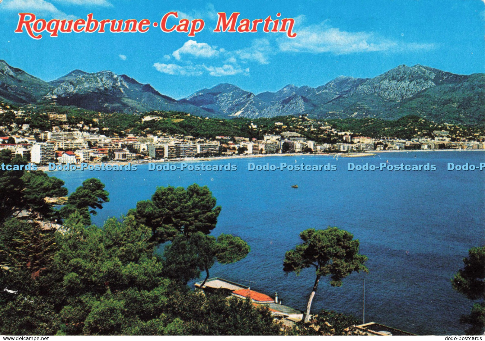 D269014 Roquebrune Cap Martin Vue Generale 1988
