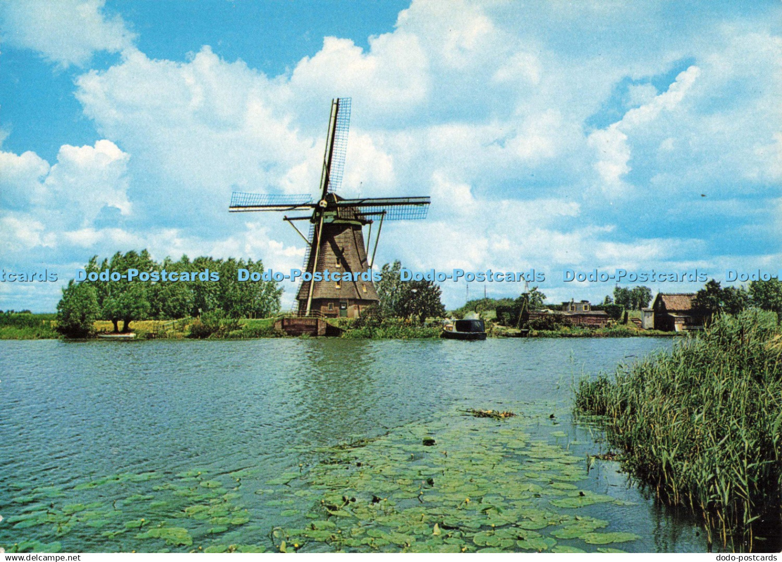 D269121 Dutch Windmill Kinderdijk Gebr Spanjersberg