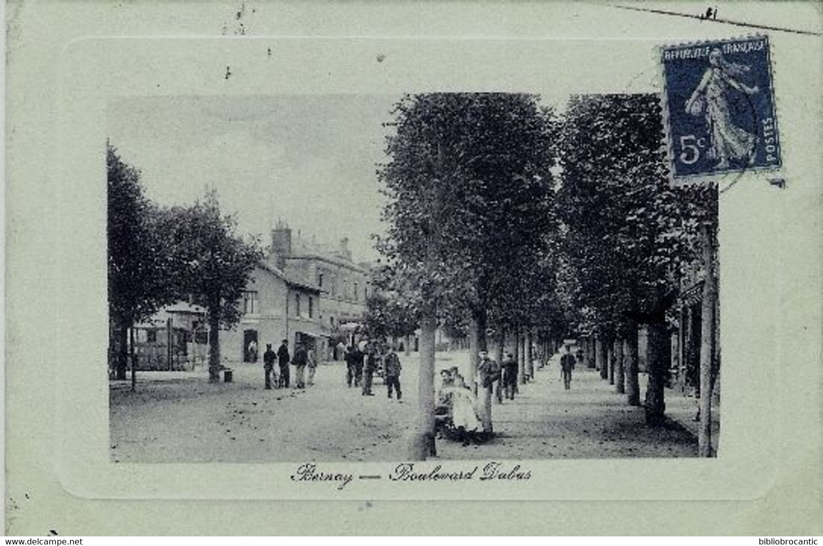 D27 - BERNAY < VUE ANIMEE DU BOULEVARD DUBUS