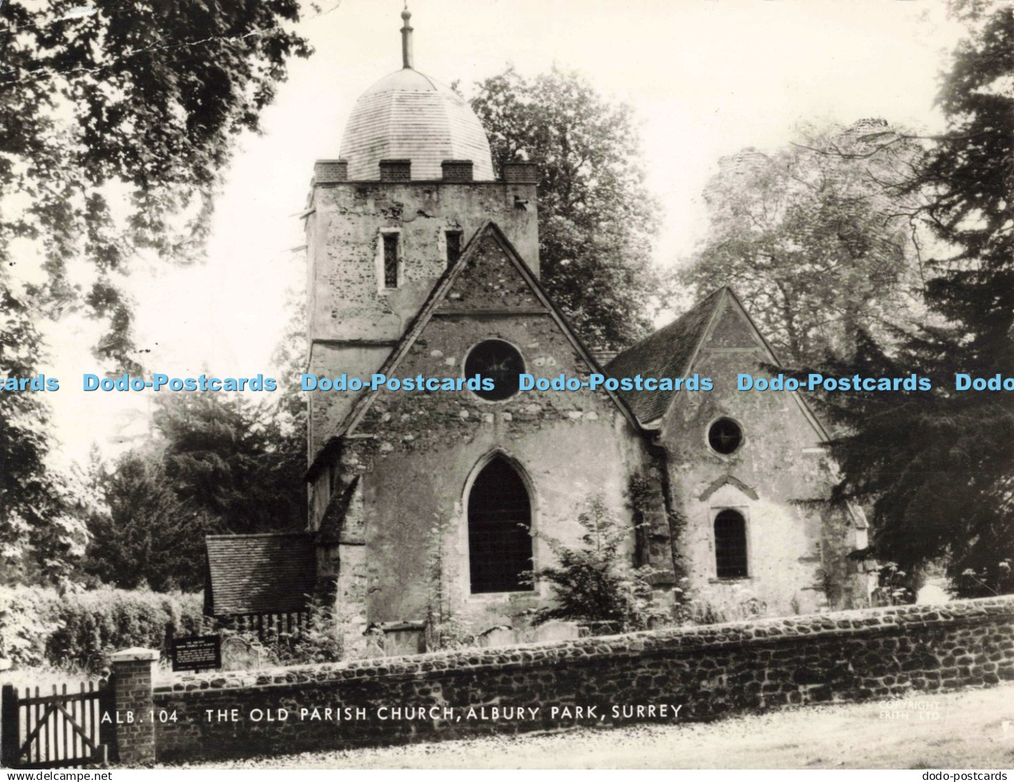 D270798 Surrey The Old Parish Church Albury Park Frith Series