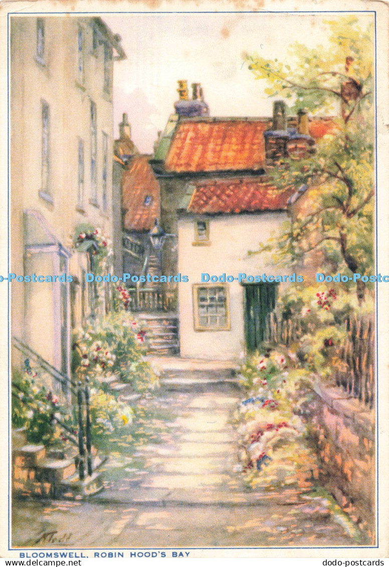D271517 Robin Hood Bay Bloomswell Harold Todd J H Davenport Photo Litho