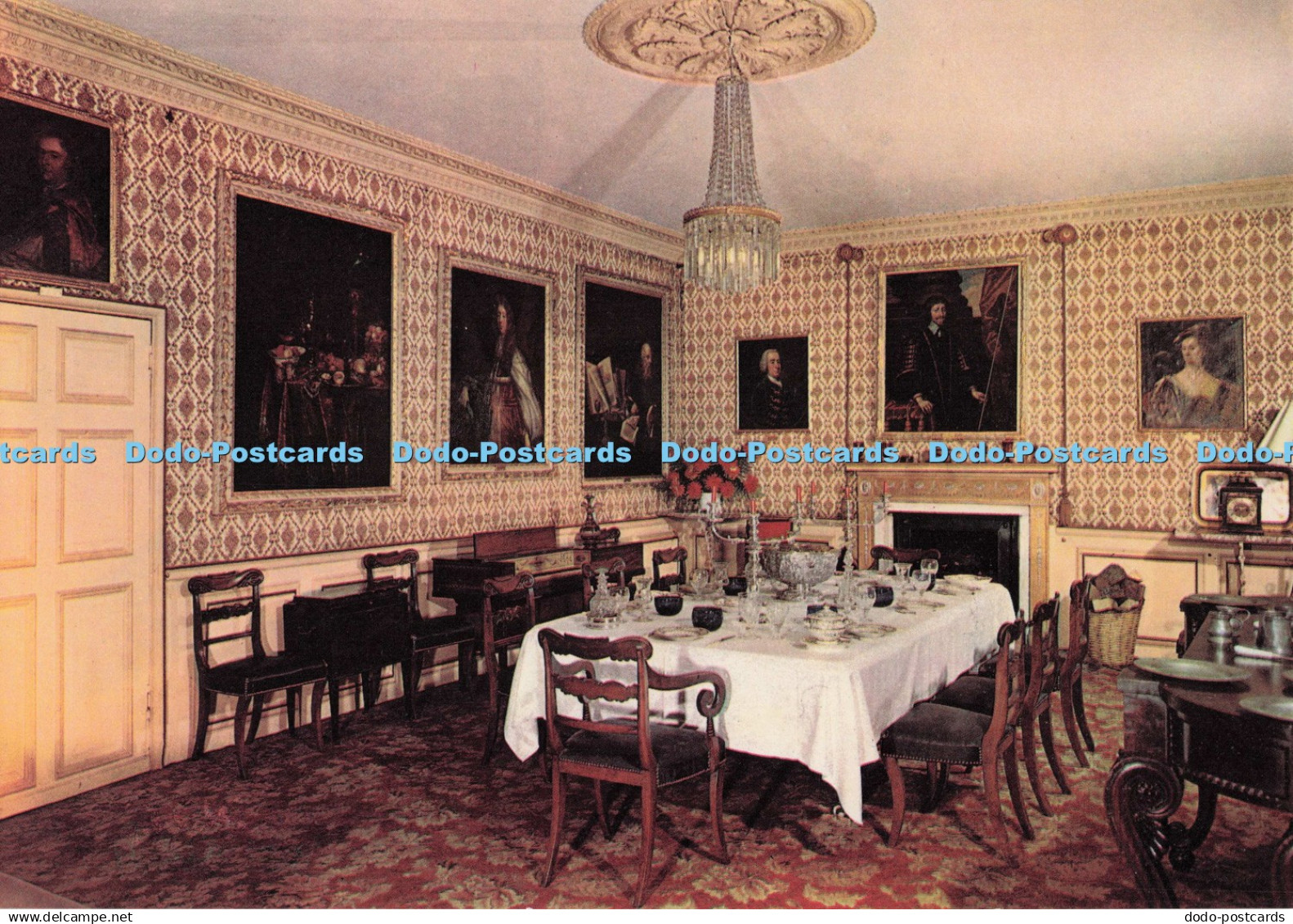 D272853 Scotland Peeblesshire The Dining Room of Traquair House Jarrold and Sons