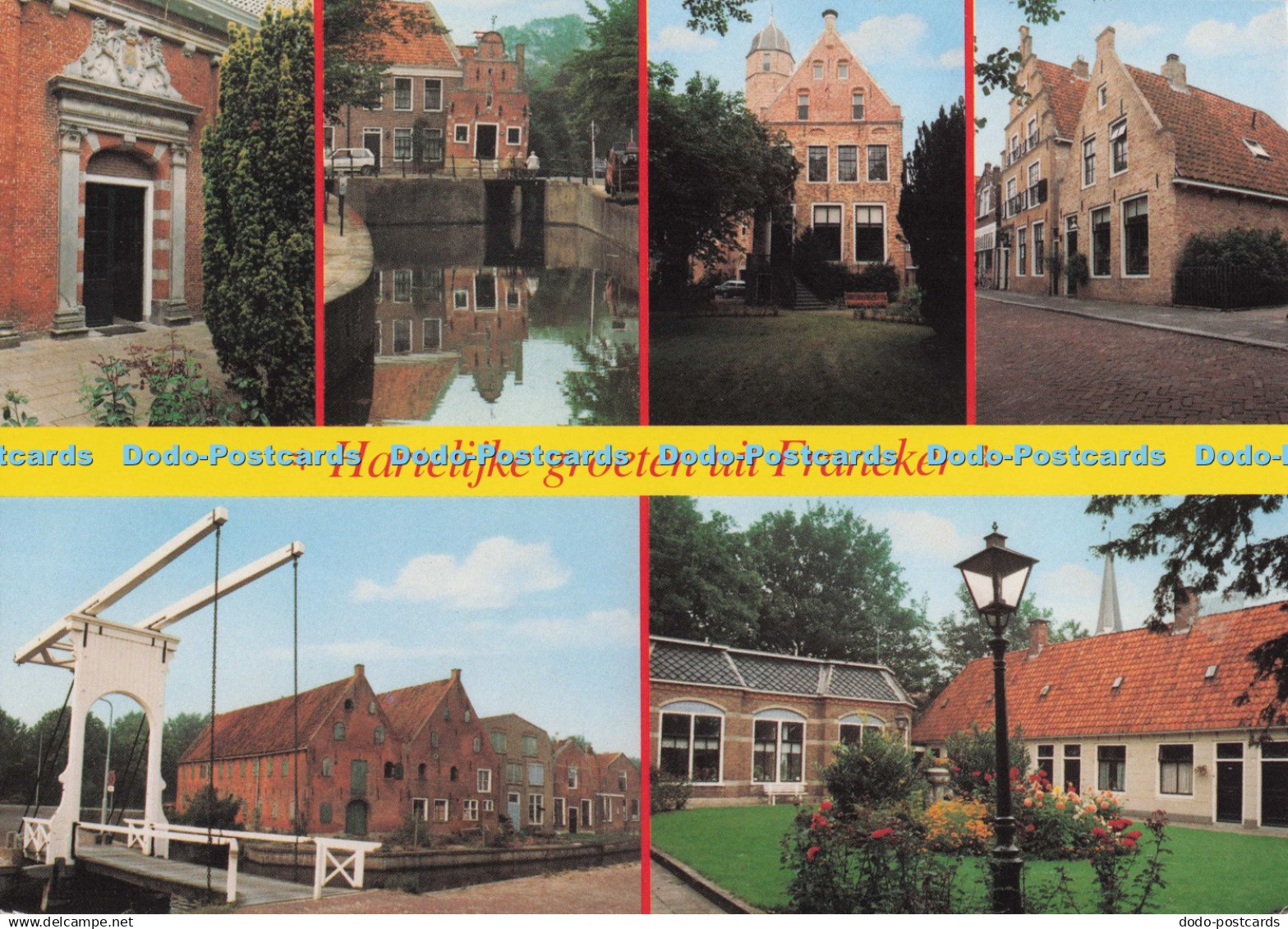D273938 Hartelijke Groeten uit Franeker Meulen Sneek bv Multi View 1996