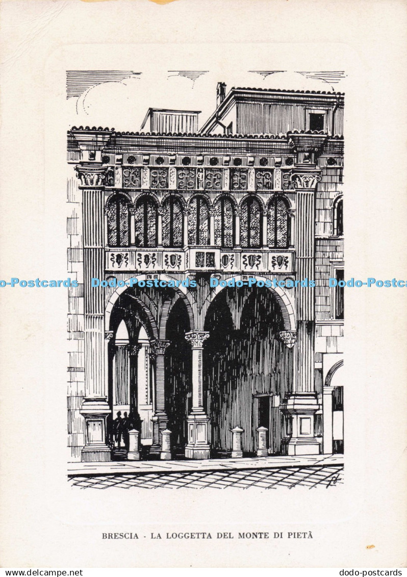 D275724 Brescia La Loggetta del Monte di Pieta EPT Brescia