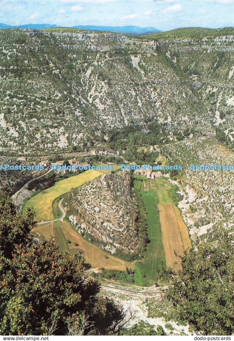 D275876 Le Cirque de Navacelles Vue de la Baume Auriol Meridionales