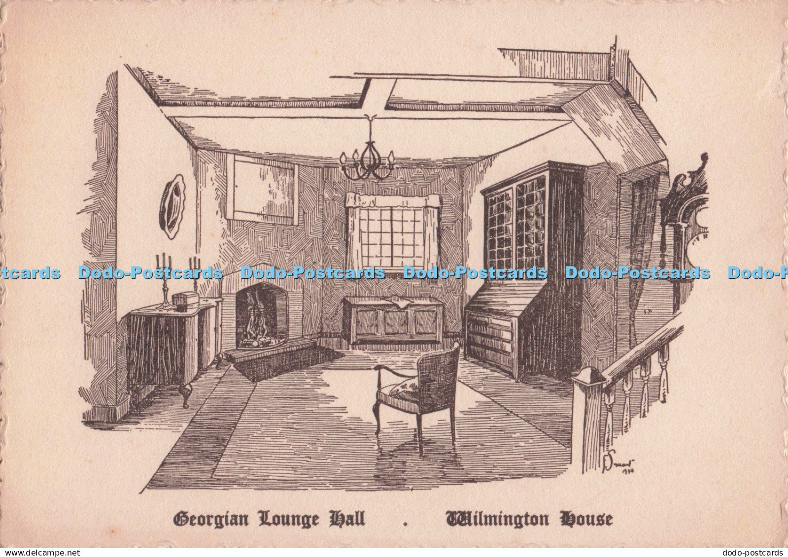 D276587 Wilmington House Georgian Lounge Hall