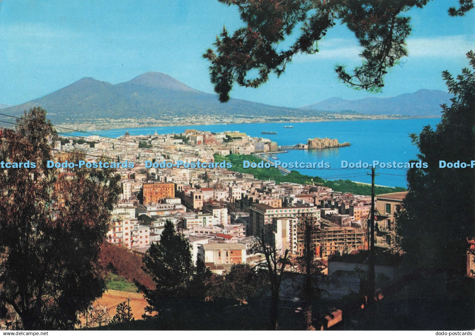 D277984 Naples View of Naples From Horace Street Casa del Giornale