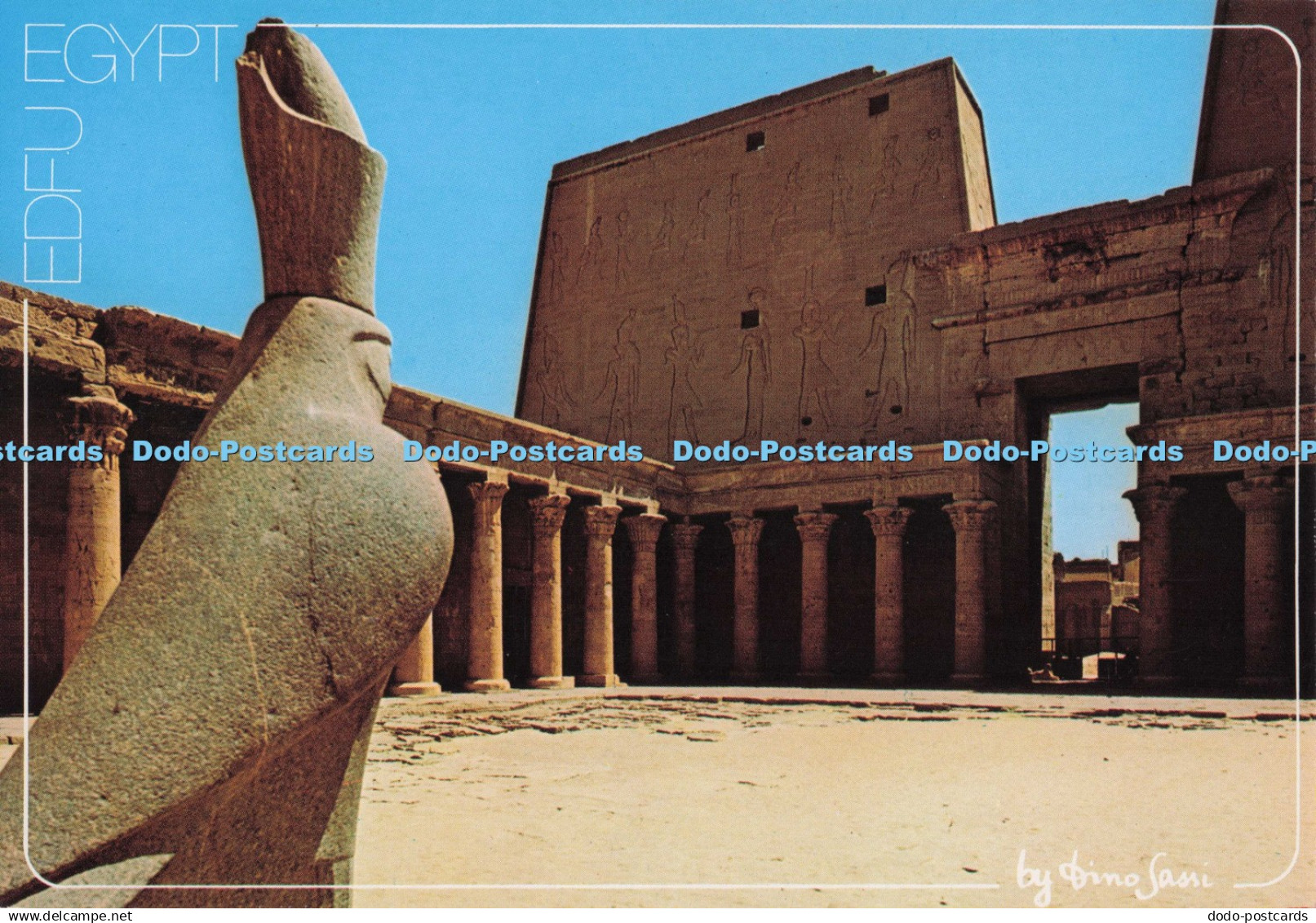 D280231 Edfu Forecourt in Horus Temple Al Ahram Dino Sassi