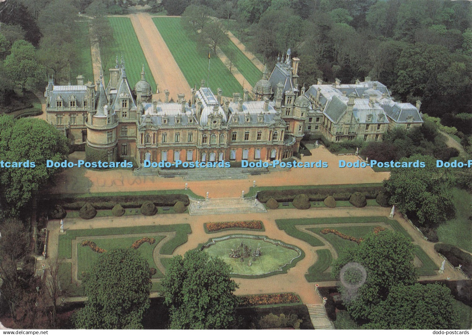 D280413 Buckinghamshire Waddesdon Manor Aerial View Burges