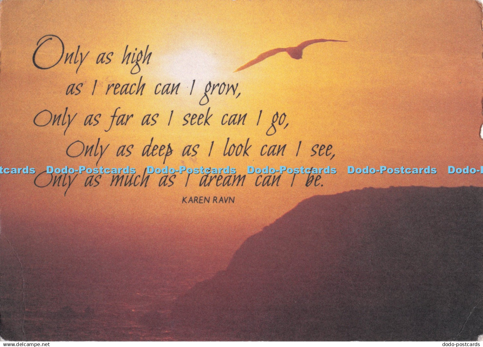 D281915 Only as High as I Reach Can I Grow Only as Far as I Seek Can I Go Hallma