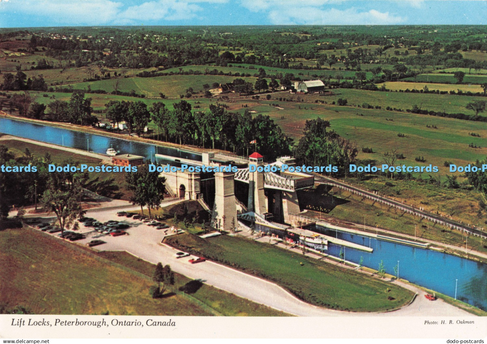 D282828 Canada Ontario Peterborough Lift Locks Peterborough Airways Ltd H R Oakm