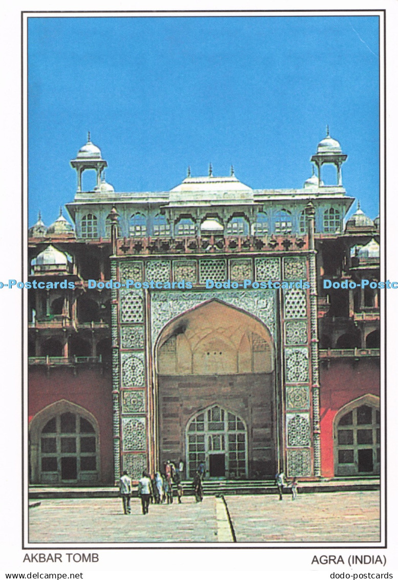 D283658 India Agra Akbar Tomb India Cards