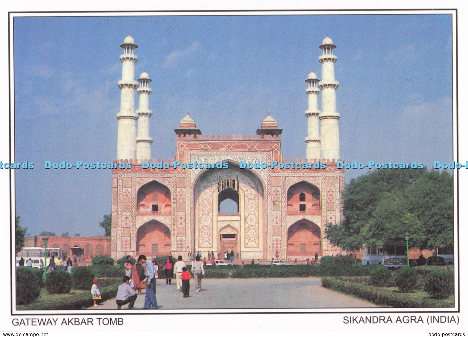 D283660 India Sikandra Agra Gateway Akbar Tomb India Cards