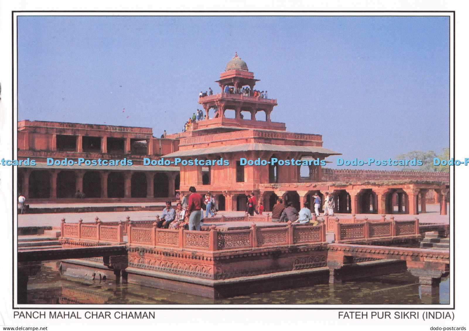 D283665 India Fateh Pur Sikri Panch Mahal Char Chaman India Cards