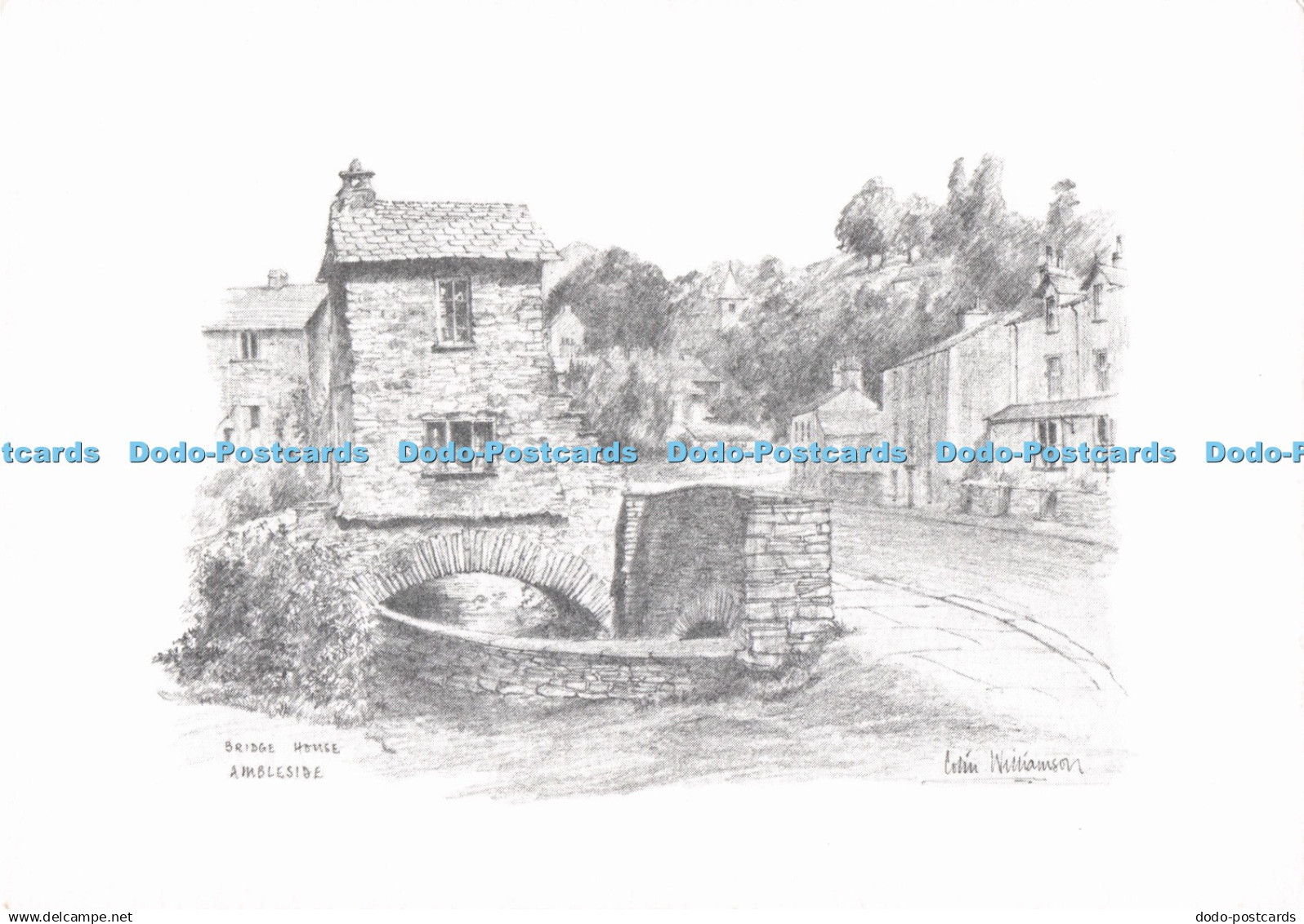 D284783 Ambleside Bridge House Postcard