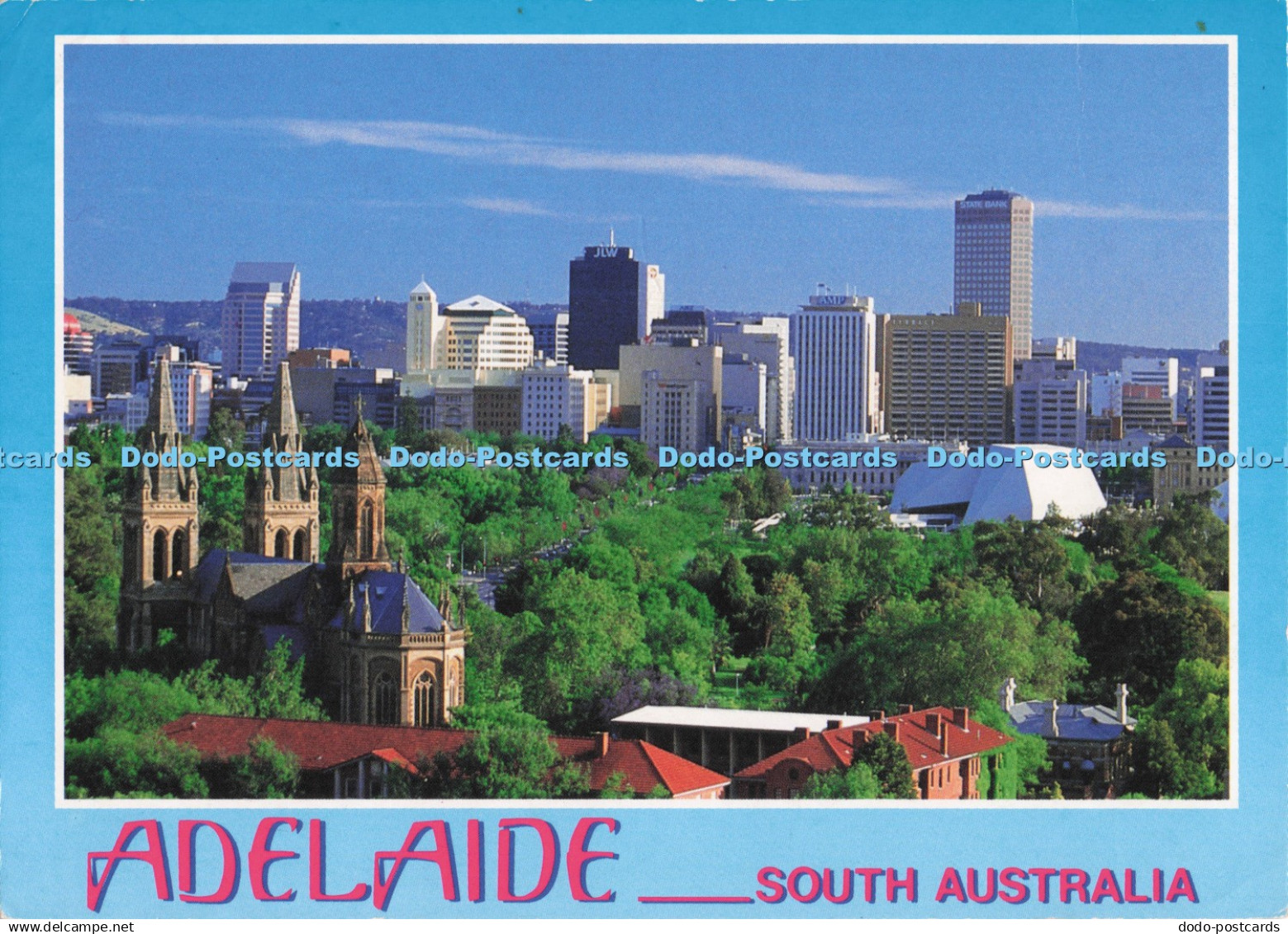 D285249 Adelaide South Australia City Skyline from North Adelaide Nucolourvue Pr