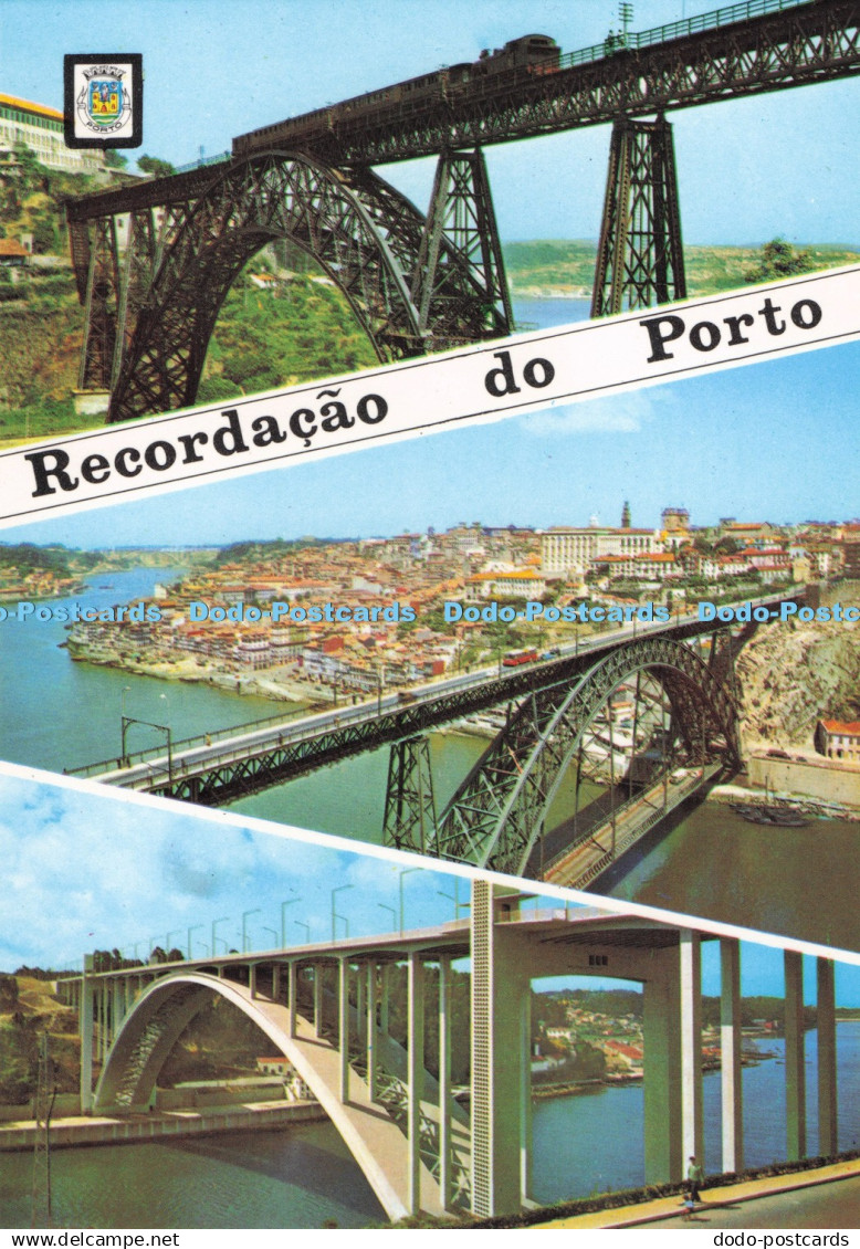 D285963 Recordacao do Porto Portugal Pontes Sobre o Rio Douro Fisa Lifer No 311