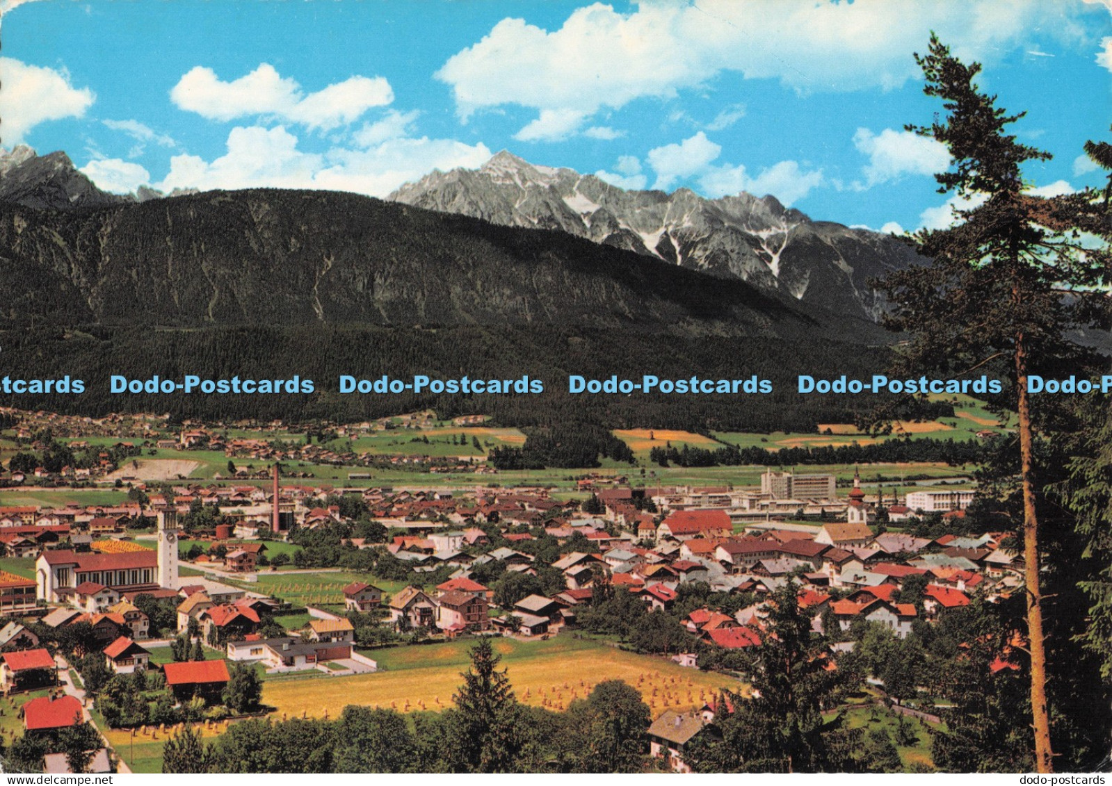 D288663 Tirol. Wattens Mit Fritzens. Gegen Hochnissl. Tiroler Kunstverlag Chizza