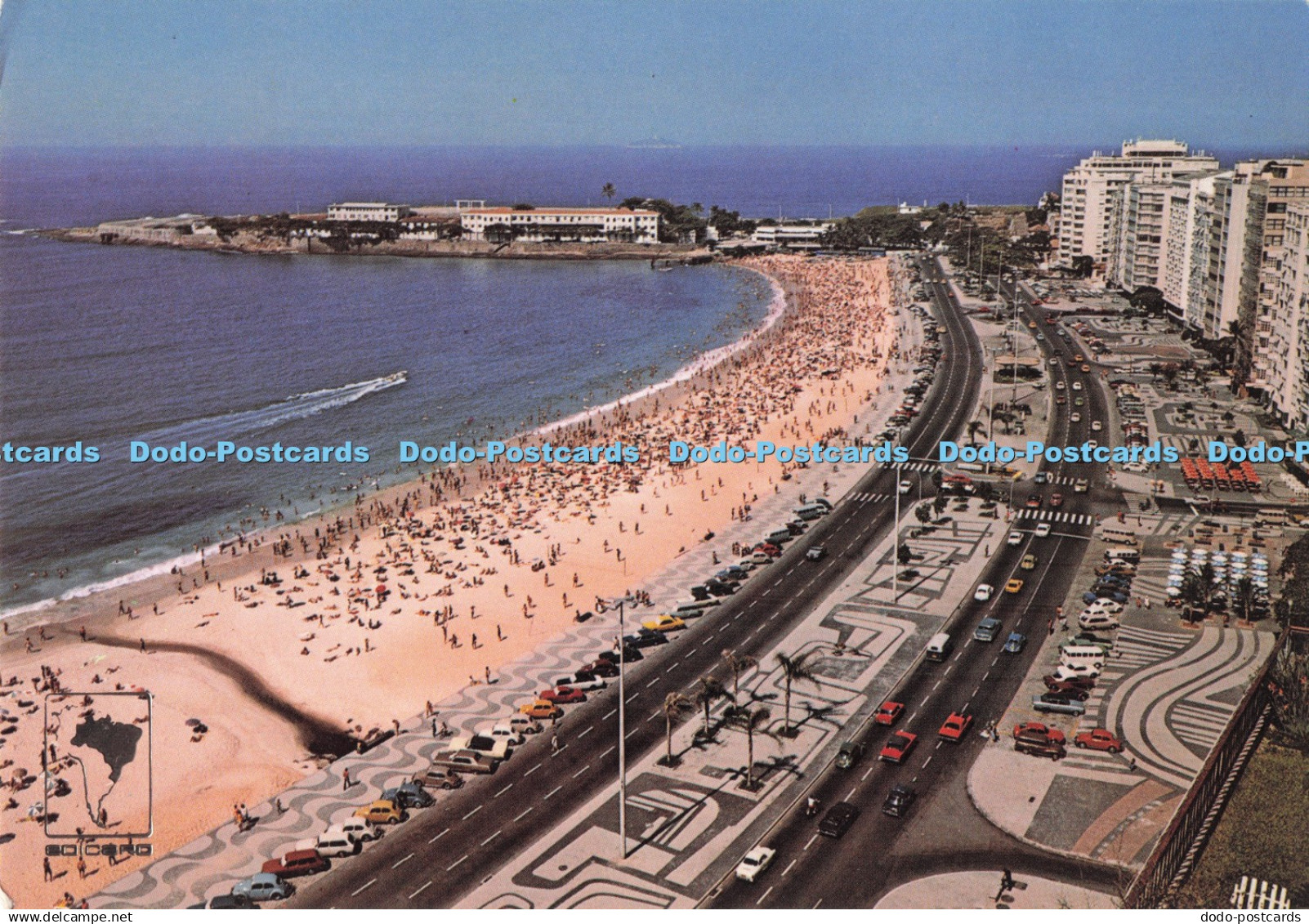 D289374 Brasil. Rio De Janeiro. Copacabana Beach. Edicard