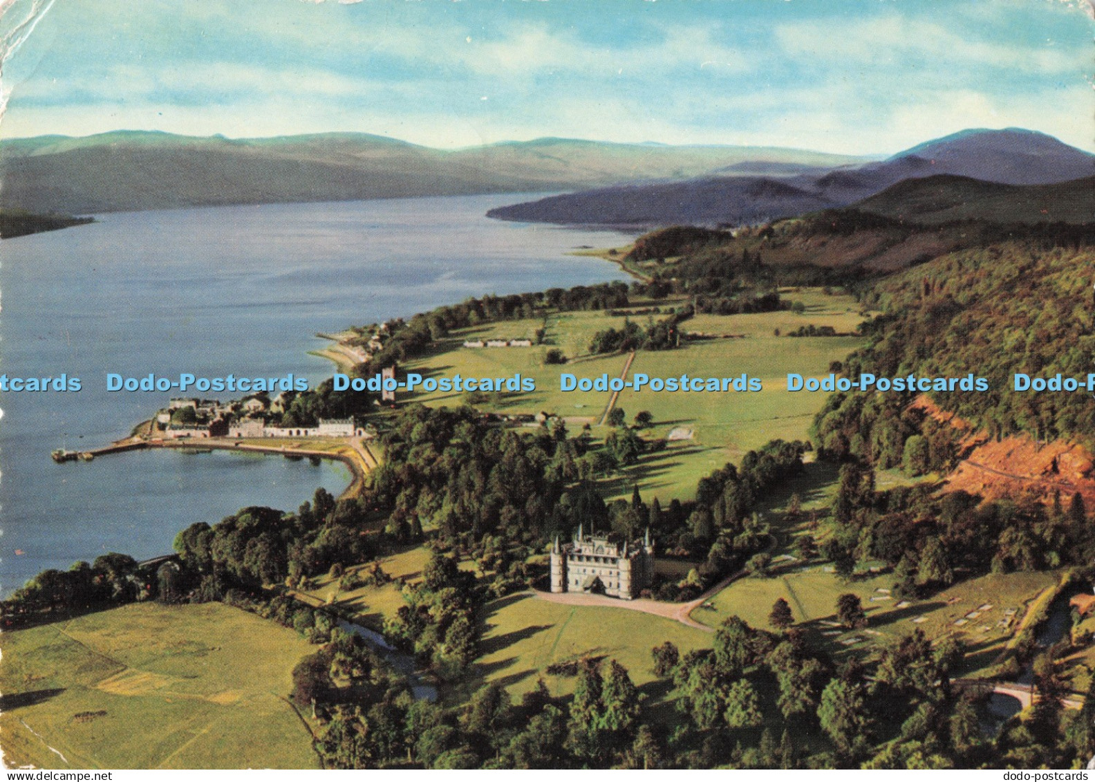D289742 Argyllshire. Inveraray Castle. Valentine. Scots Pictorial Series. 1968