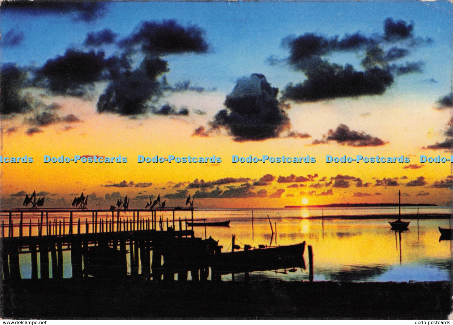 D290048 Sunset in the Maldives. J. Arthur Dixon. Newport. I. W. England. Farouk
