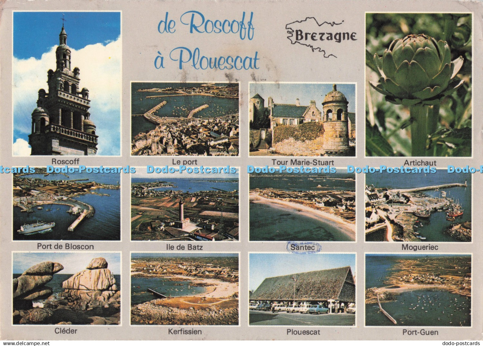 D290736 De Roscoff a Plouescat. Le Port. Jack. Multi View