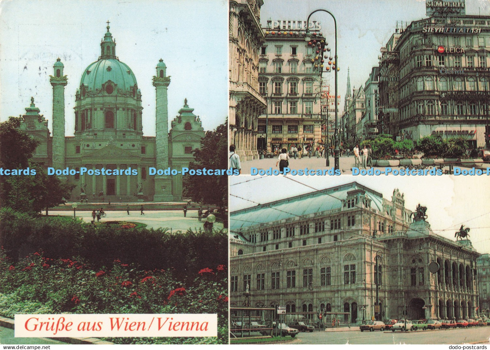 D291469 Grusse aus Wien. Oper. Stein Fotos. Multi View