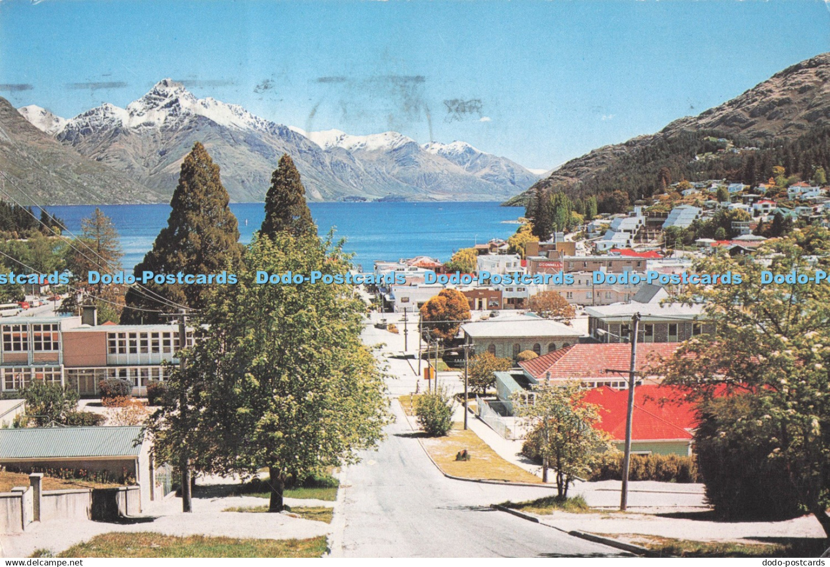 D291545 New Zealand. Queenstown. View From Ballarat Street. Fotocentre. Colour V