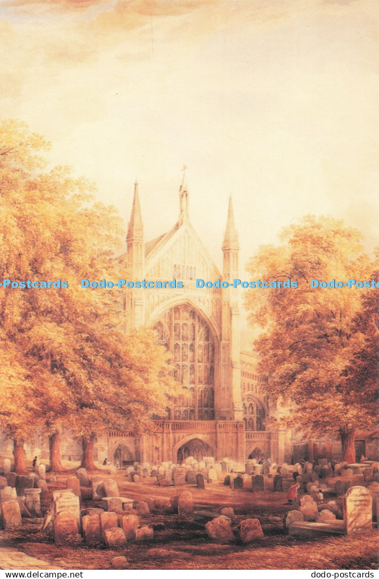 D292204 Winchester Cathedral The West Front. G. F. Prosser. Winchester Museums S