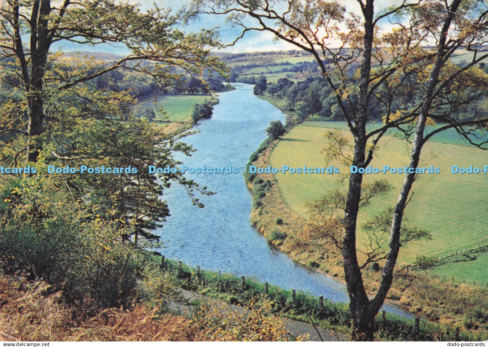 D293792 Banffshire. Craigellachie. The Queen View On The Spey. J. Arthur Dixon.
