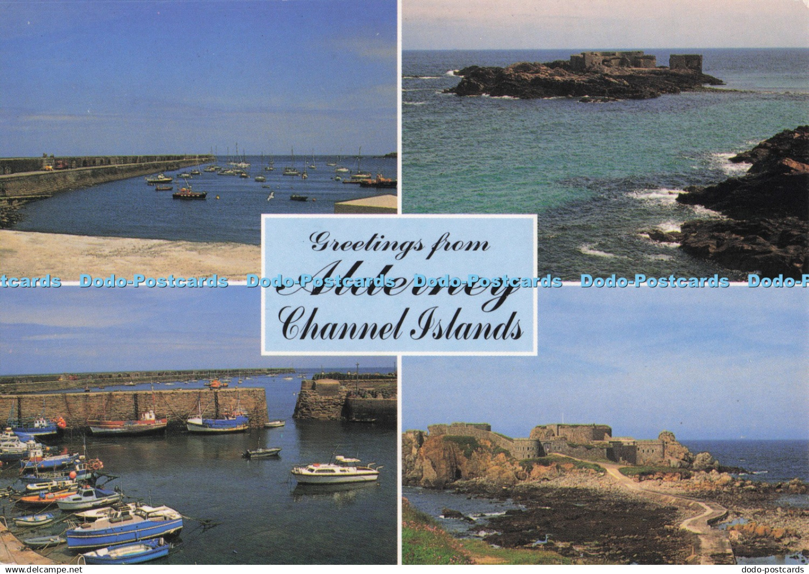 D293853 Greetings From Alderney Channel Islands. Burbridge. Publications Divisio