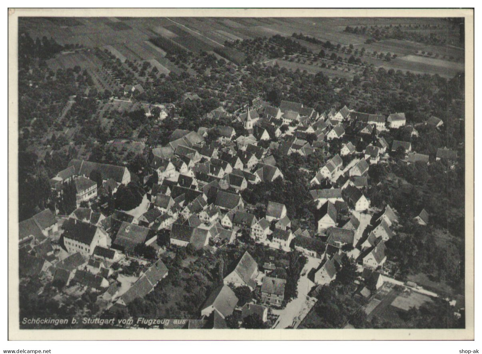 D294/ Schöckingen bei Ditzingen  AK Luftbild  ca.1930