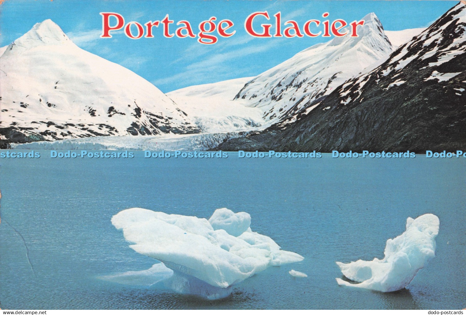 D294968 Portage Glacier and Iceberg. Arctic Circle Enterprises. Anchorage. Alask