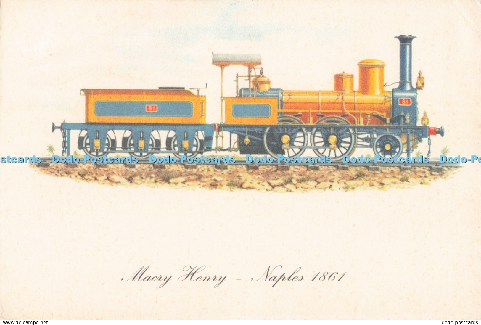 D295156 Macry Henry. Naples. 1861