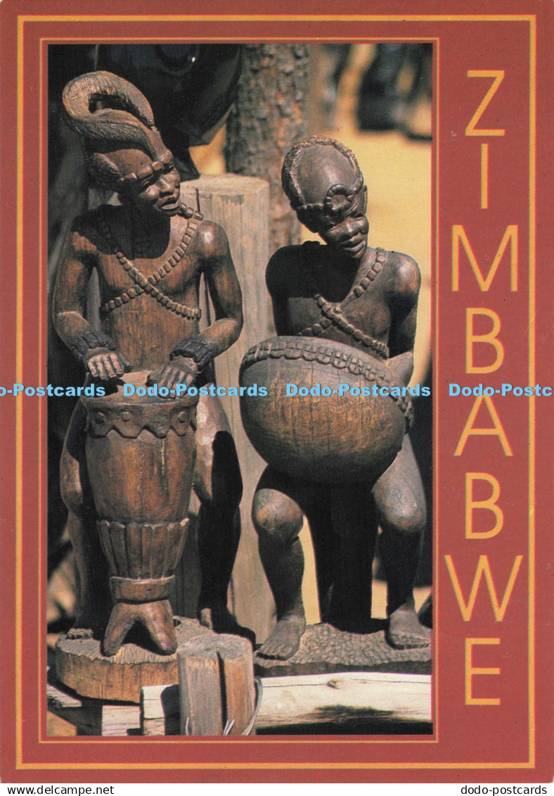 D295466 Zimbabwe. Wooden Carvings. Safari. D. Allen